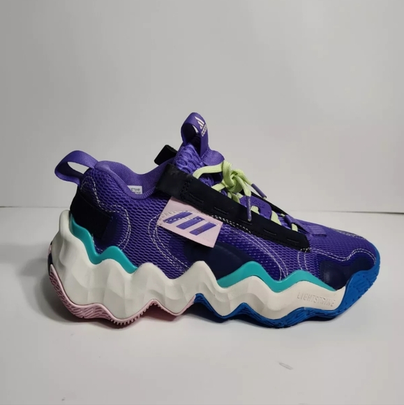 Size 6.5 Adidas Exhibit B Hoop City Candace Parker Women Basketball Shoes GZ9562 - Picture 4 of 6